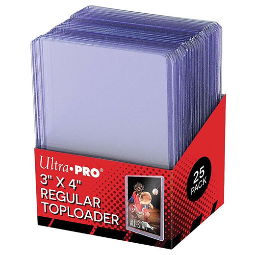 Ultra Pro Toploader: 3" x 4" Ultra Clear Regular (25st)