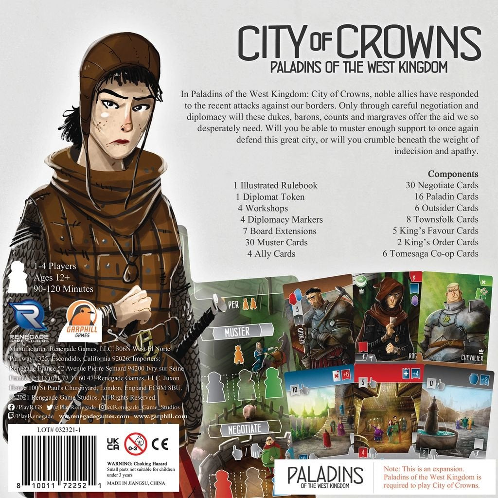 Paladins of the West Kingdom: City of Crowns