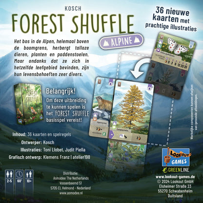 Forest Shuffle - Alpine (Uitbreiding)[NL]