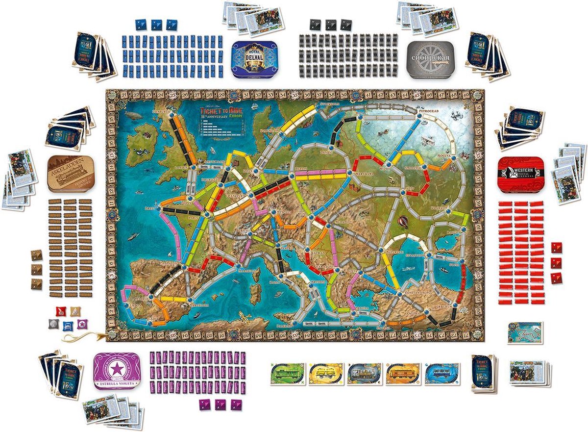 Ticket to Ride Europe 15th Anniversary [NL]