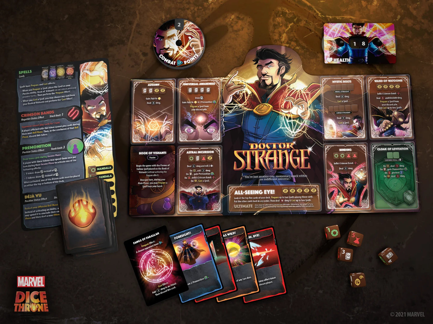 Marvel Dice Throne: Black Widow vs Doctor Strange [EN]