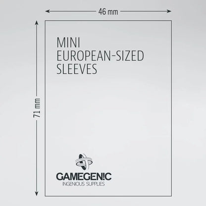 Gamegenic Sleeves: Matte Mini European 46x71mm (50ST) - Ruby