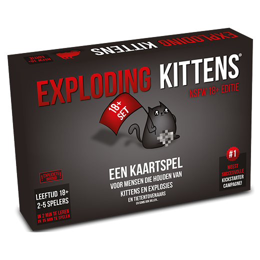 Exploding Kittens NSFW 17+ Editie